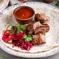 Шашлык из свиной шеи в Кукуруза