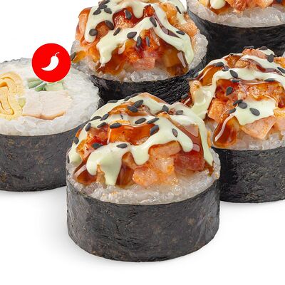 Ролл Чикен-бекон с васаби в MYBOX по цене 545 ₽