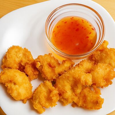 Креветки темпура с соусом в Пицца & Суши baba Napoli по цене 1189 ₽