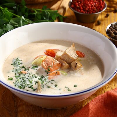 Уха норвежская в BBQ beer restaurant по цене 900 ₽