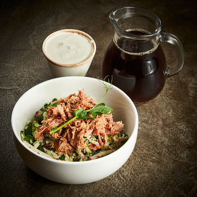 Окрошка с копченой индейкой на квасе в Гранат по цене 430