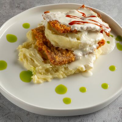 Шницель из тунца в Мидийное место по цене 1200 ₽