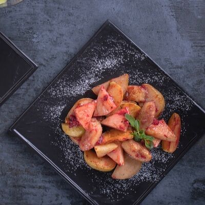 Фрукты фламбэ в Асгард по цене 428 ₽