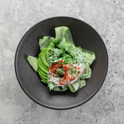 Салат с камчатским крабом в Нектарин по цене 1020 ₽