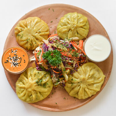 Мо-мо по-непальски в Вегетарианское кафе Мантра Бар по цене 590 ₽