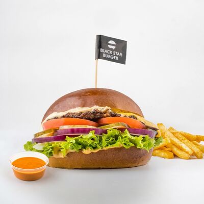 Самое вкусное комбо в Black Star Burger по цене 800 ₽