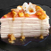 Блинный торт персик/ваниль в Mojo