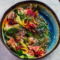 Салат с тунцом, мякотью апельсина и грейпфрутав Edateca Едатека