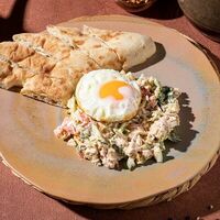 Открытая шаурма с курицей в Джонджоли