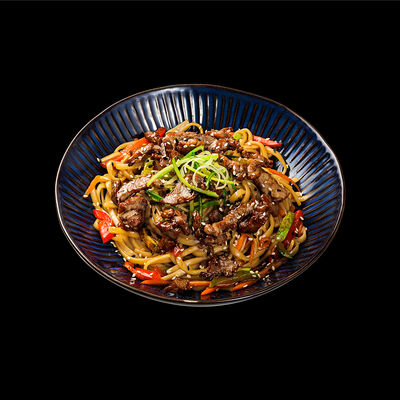 Удон с говядиной в соусе терияки в Wokmania по цене 447 ₽