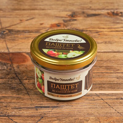 Паштет из утиной печени с яблоками в Сыроварня по цене 750 ₽