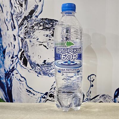 Spring вода с газом Сибирский борв Пекарня хлеб батон по цене 59 ₽