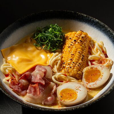 Рамен Чиз-бекон в UMI Asian kitchen & bar по цене 780 ₽