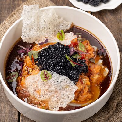 Тартар из лосося в Ганс и Марта по цене 990 ₽