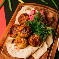 Грибы на мангале в Barbecue