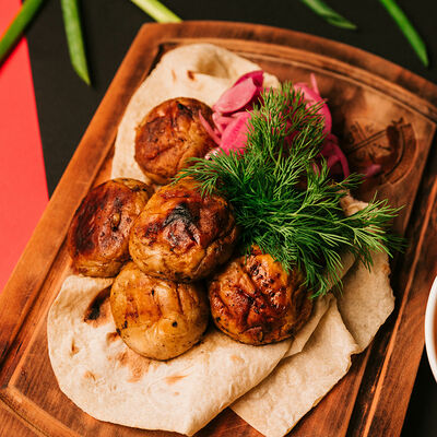 Грибы на мангале в Barbecue по цене 660 ₽