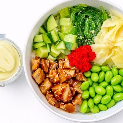 Поке с угрем в Bitcoin11k Халяль по цене 749 ₽