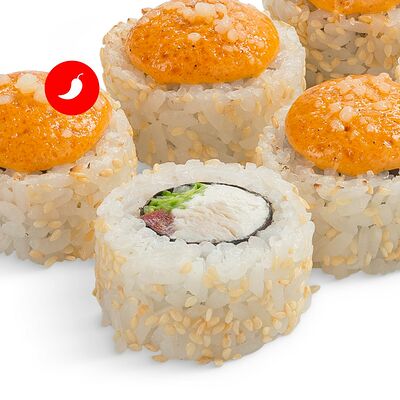 Ролл Хоккайдо со спайси соусом в MYBOX по цене 385 ₽