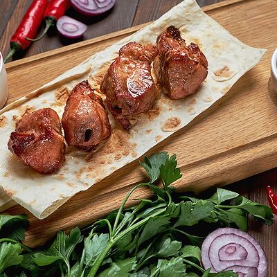 Шашлык из свинины в Инжир по цене 510 ₽