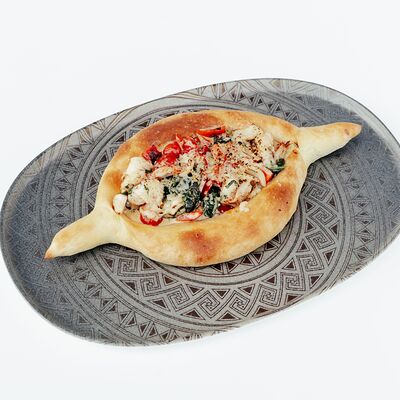 Хачапури по-аджарски с морепродуктами в Erti_Эрти по цене 990