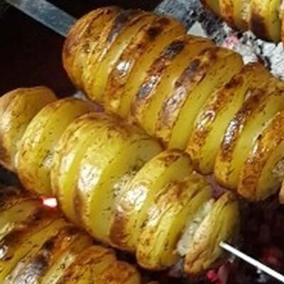 Картофель на мангале в Цветок граната по цене 300 ₽