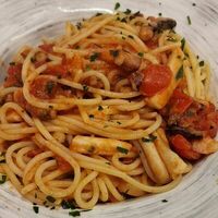 Spaghetti ai frutti di mare в Rusticone caffe