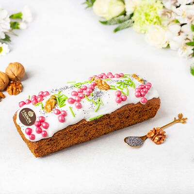 Кекс с маком и грецкими орехами в У Палыча. С пылу, с жару! по цене 657 ₽