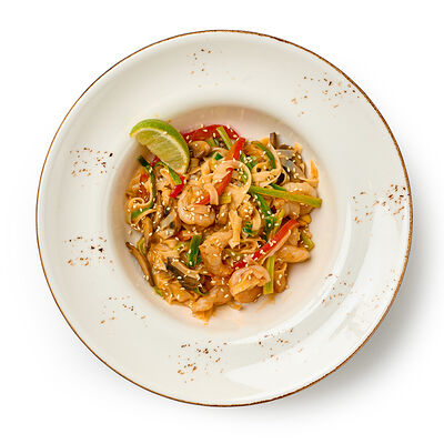 Кокосовый Пад-Тай с креветками в Кофеин по цене 619