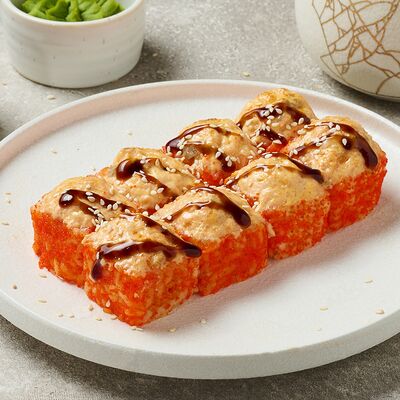 Запеченный ролл Креветка в Суши Вкусно по цене 475