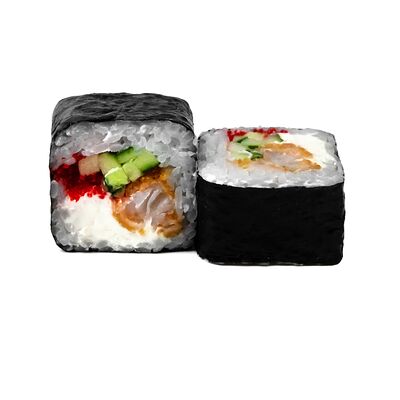 Ролл Эби чиз в Оригами по цене 345 ₽