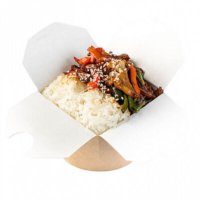 Паровой рис с говядиной в устричном соусе в Daily by Chojo по цене 845 ₽