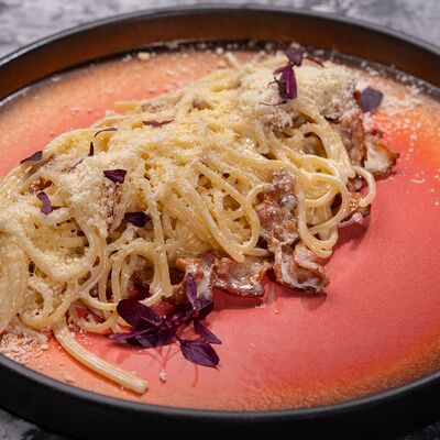 Паста Карбонара в VIP караоке-клуб Ля Мажор по цене 890 ₽