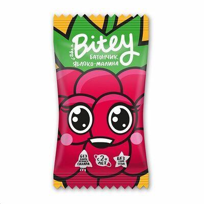 Детский фруктово-ягодный батончик Яблоко-малина от ет Bitey в Азбука Вкуса Экспресс Меню по цене 54 ₽