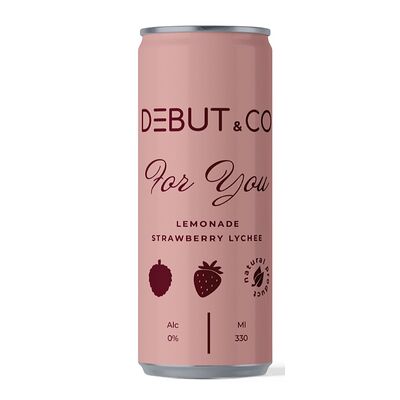 Лимонад Debut Клубника-личи в Дебют по цене 450 ₽