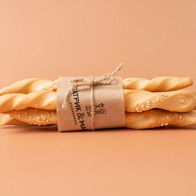 Палочки хлебные 150г Гриссини с кунжутом в Кулинария Патрик & Мари по цене 182 ₽