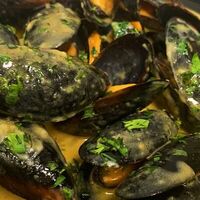 Мидии в сливочном соусе в Пилмэн