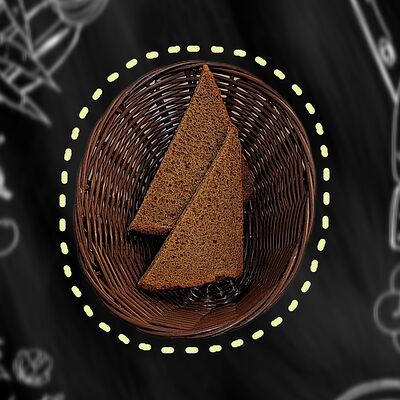 Черный хлеб в Золотое Кольцо по цене 25 ₽