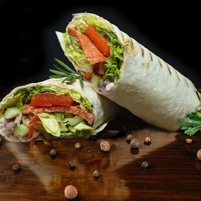 Вегетарианская шаурмав Шаурма и кебаб по цене 240 ₽