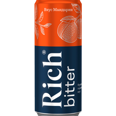 Rich bitter Мандарин газированный в Sushi7 по цене 100 ₽