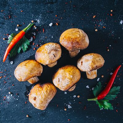 Шампиньоны на мангале в Гучкофф грильбар по цене 400 ₽