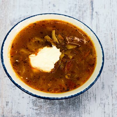 Борщ с курицей в Изюм по цене 250 ₽