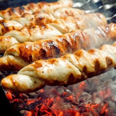 Хачапури на мангалев Мангалoff steak house по цене 350 ₽