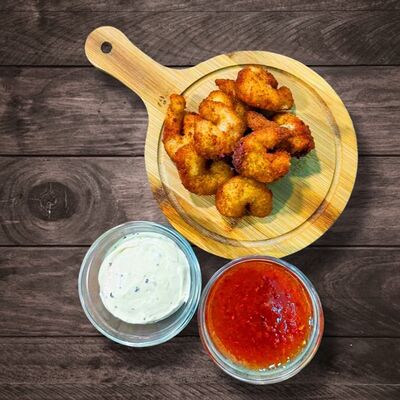 Креветки в панировке в PIZZA LAB по цене 340 ₽