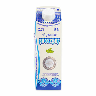 Биокефир Рузское молоко 2,5% бзмж в Азбука Вкуса Экспресс Меню по цене 119 ₽
