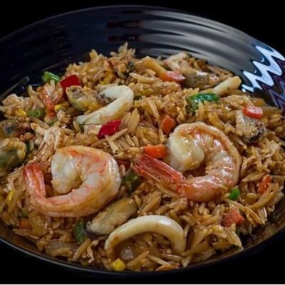 Рис с креветками в Шеф-Бар по цене 450 ₽