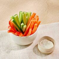 Овощная соломка с сырным соусом в Тануки