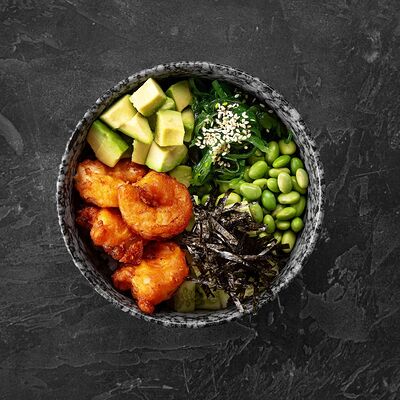 Поке с креветками 