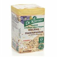 Хлебцы овсяно-пшеничные со смесью семян Dr. Korner в Азбука Вкуса Экспресс Меню
