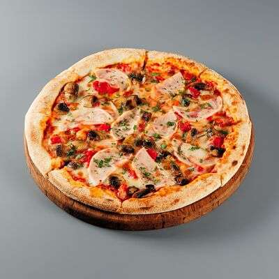 Пицца с ветчиной и грибами в 1st Gallery Lounge по цене 925 ₽