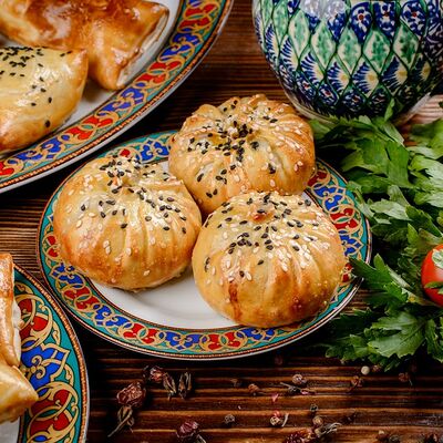 Самса с курицей и картофелем в Плов Хауз по цене 109